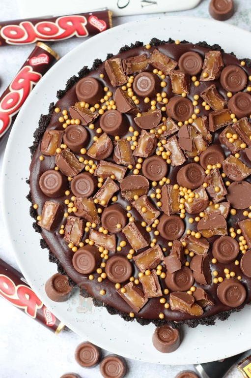 Rolo Chocolate Tart