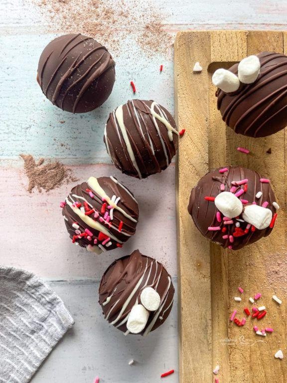 Rolo Hot Chocolate Bombs