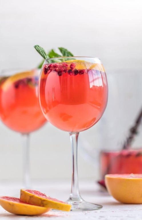 Rosé Champagne Sangria
