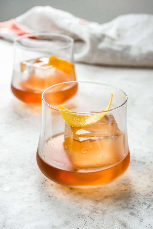 Rum Old Fashioned with Orange Bitters