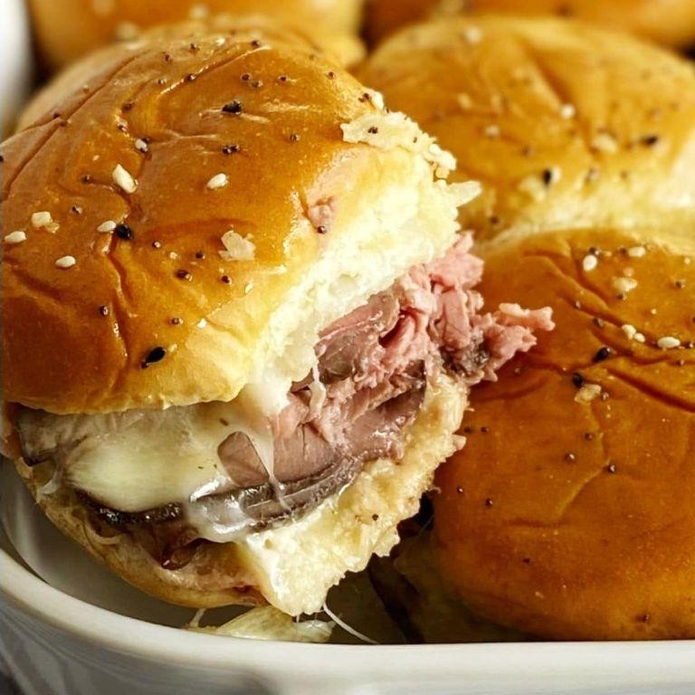 Rump Roast Sliders with Horseradish Sauce