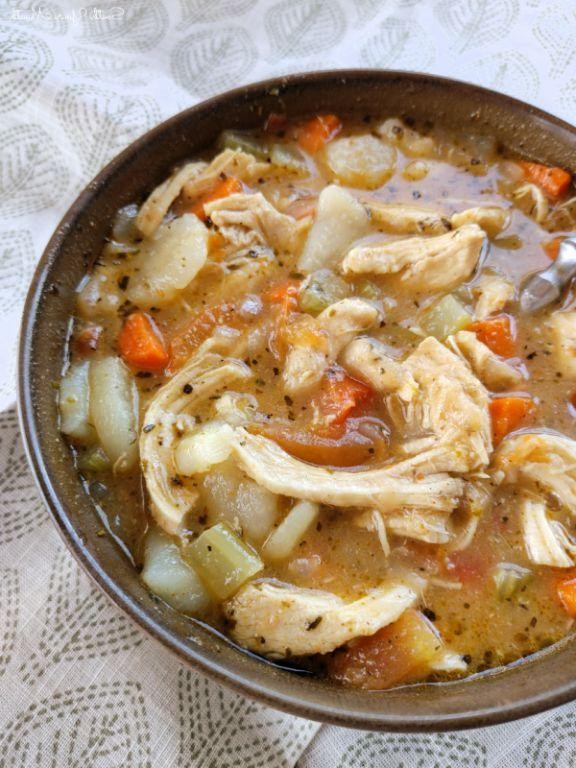 Rustic Tuscan Chicken Stew with White Beans
