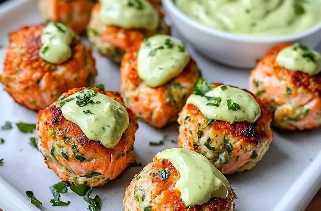 Salmon Meatballs in Creamy Dill Sauce