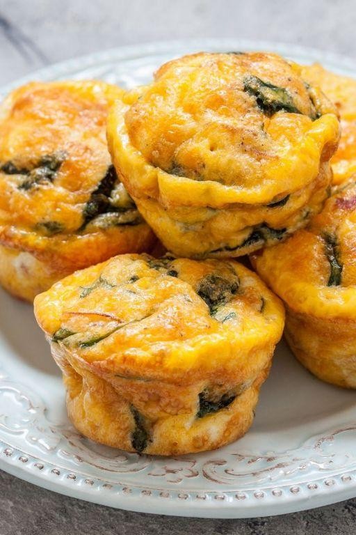 Salmon and Kale Egg Muffins