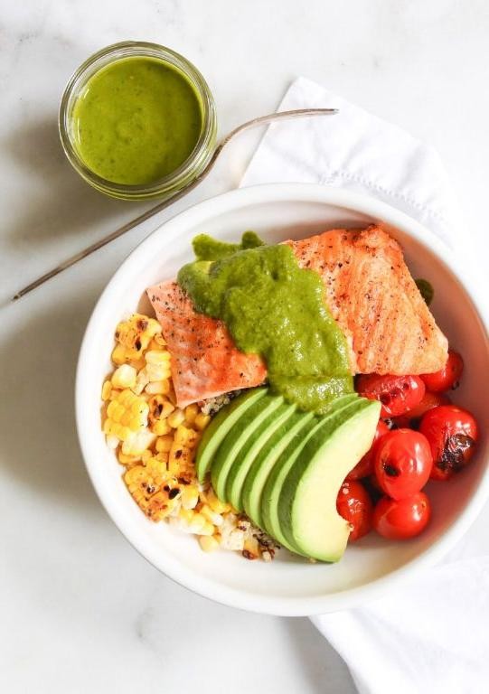 Salmon and Quinoa Summer Bowl