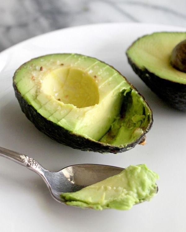 Salt Block Cured Avocado Slices