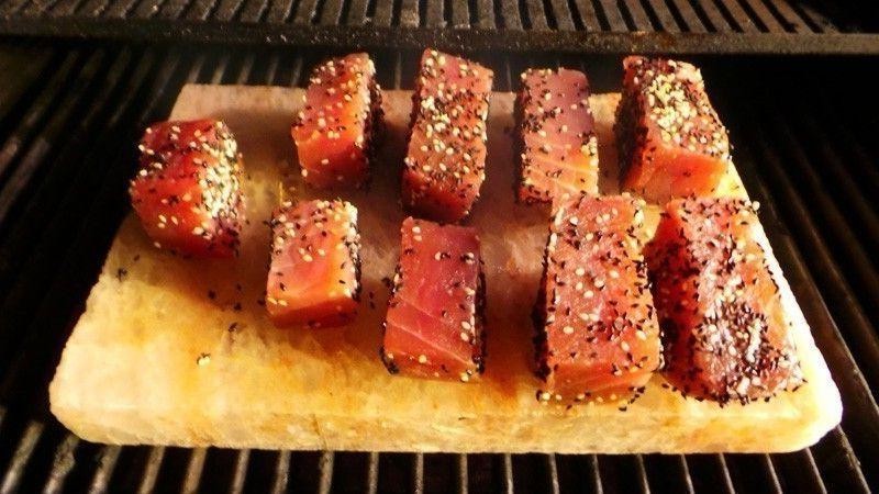 Salt Block Seared Tuna