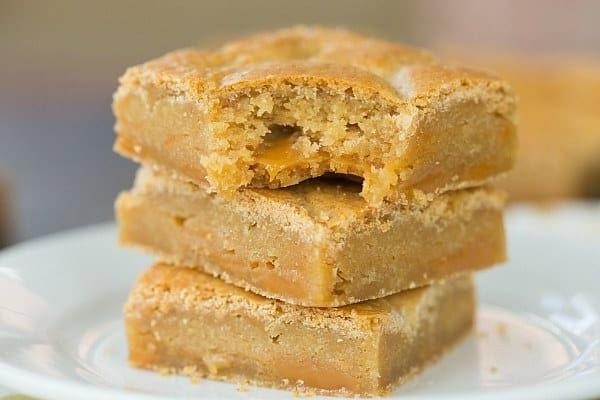 Salted Caramel Crown Blondies