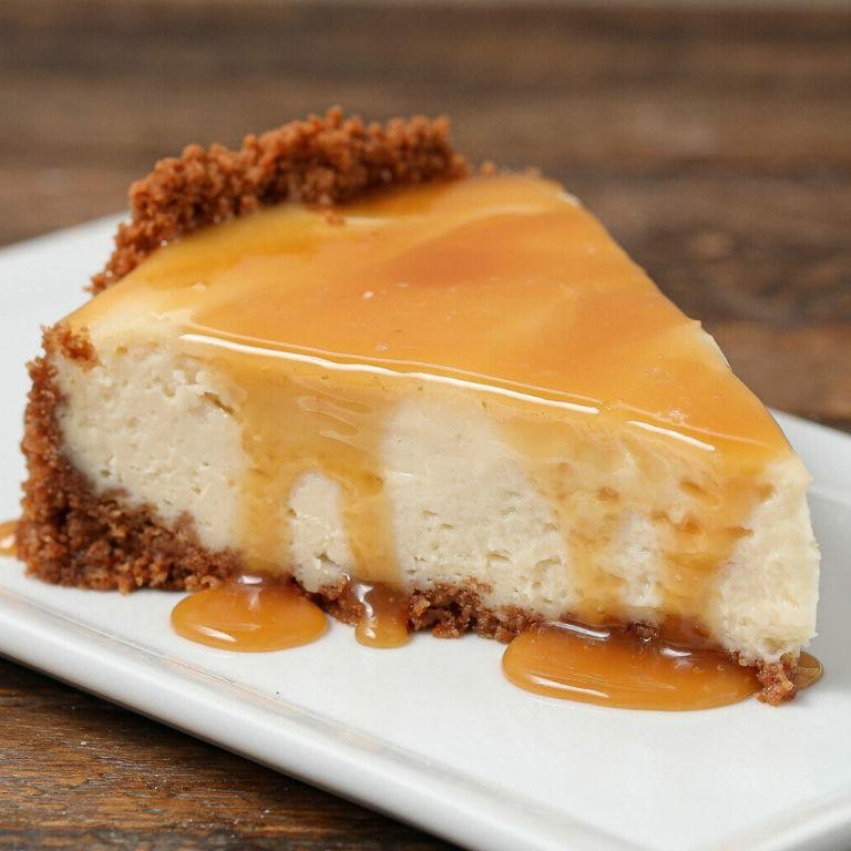 Salted Caramel Crown Cheesecake