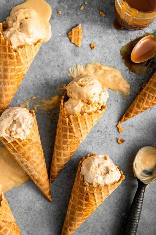 Salted Caramel Crown Ice Cream