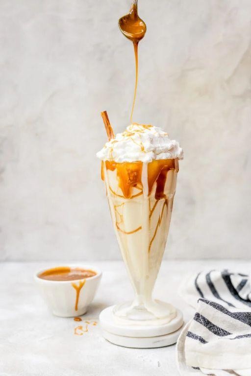 Salted Caramel Crown Milkshake