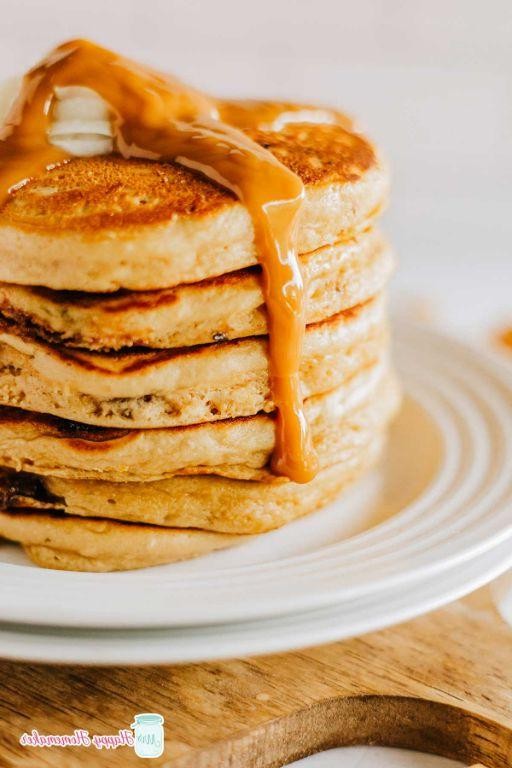 Salted Caramel Crown Pancakes