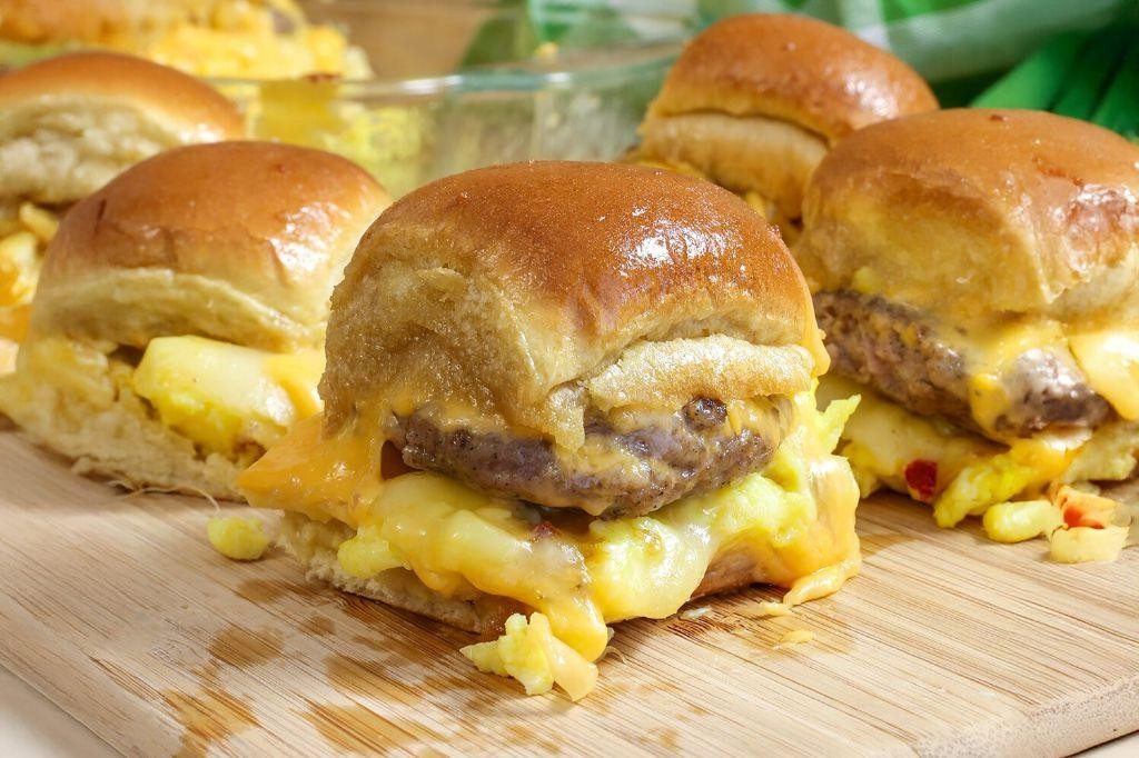 Sausage and Cheese Breakfast Sliders