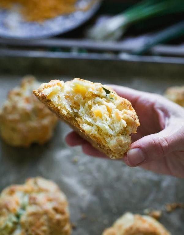 Savory Sourdough Discard Cheese Biscuits
