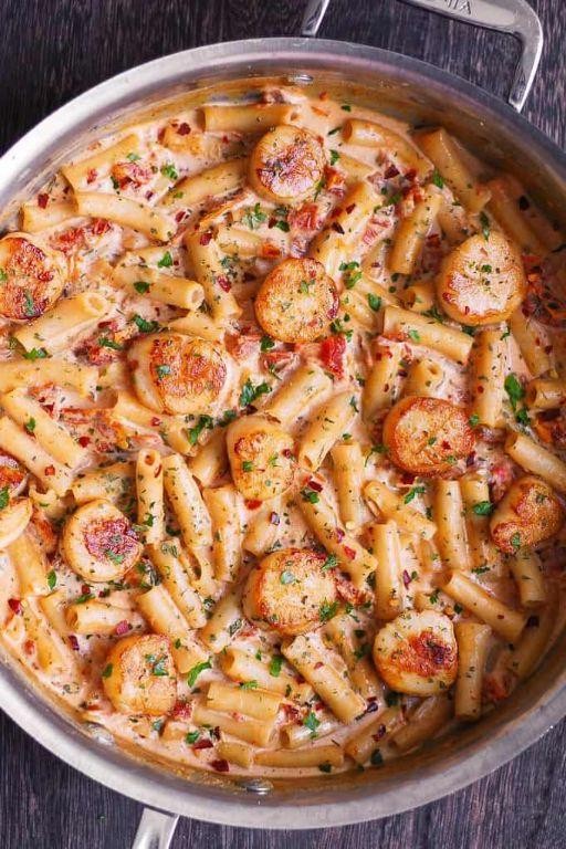 Scallop and Bacon Penne