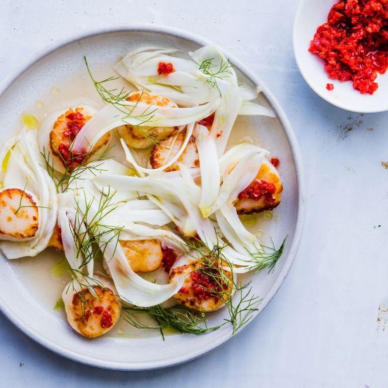 Scallop and Citrus Salad with Fennel