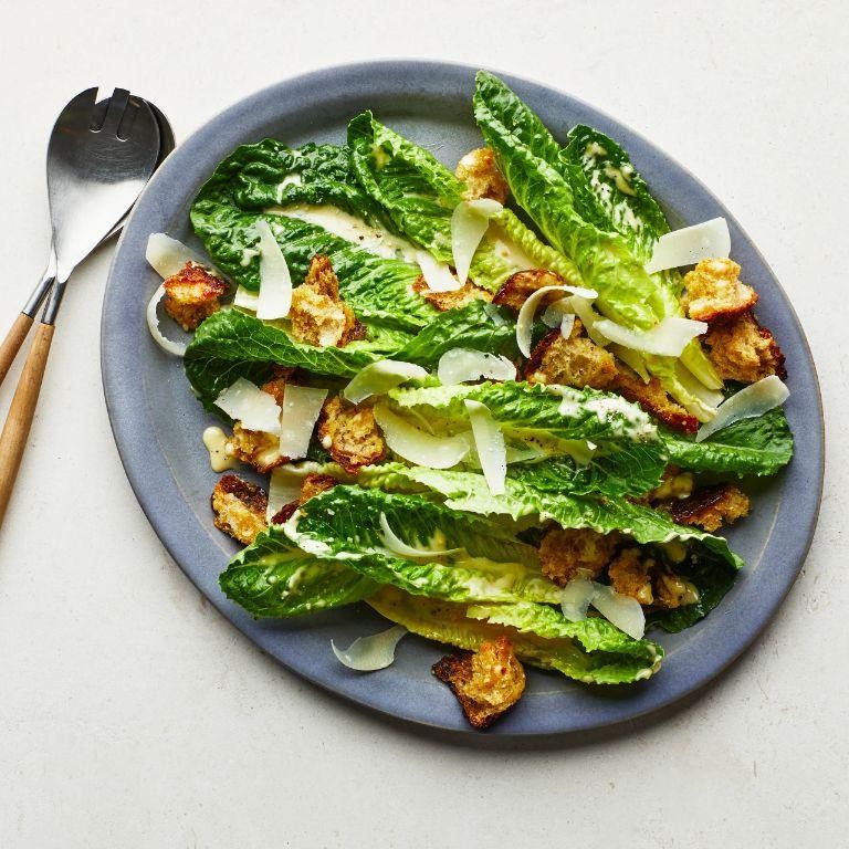 Semi-Homemade Caesar Salad with Pre-Washed Greens