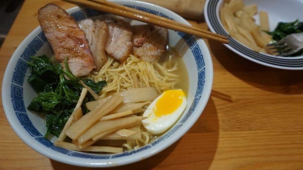 Shio Ramen with Bamboo Shoots