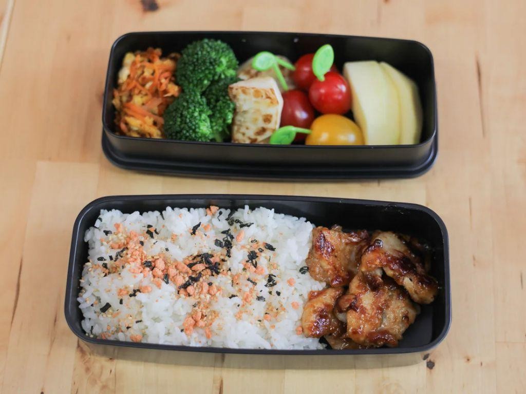 Shogayaki Bento with Ginger Pork and Rice
