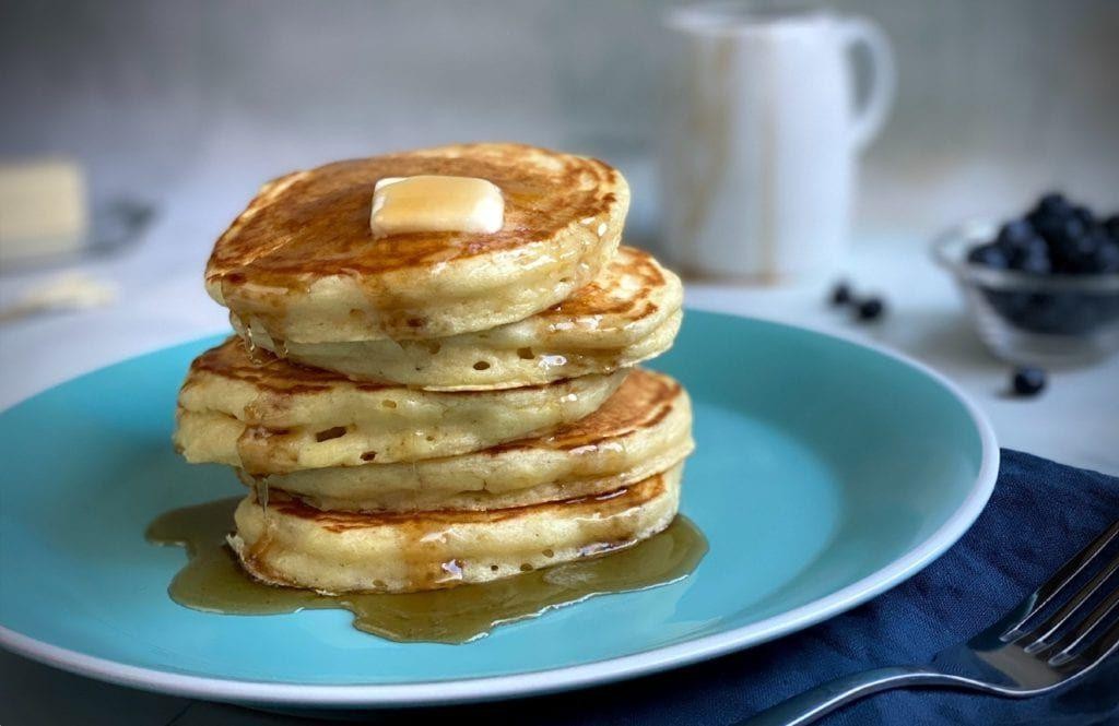 Simple Semi-Homemade Pancakes with Mix