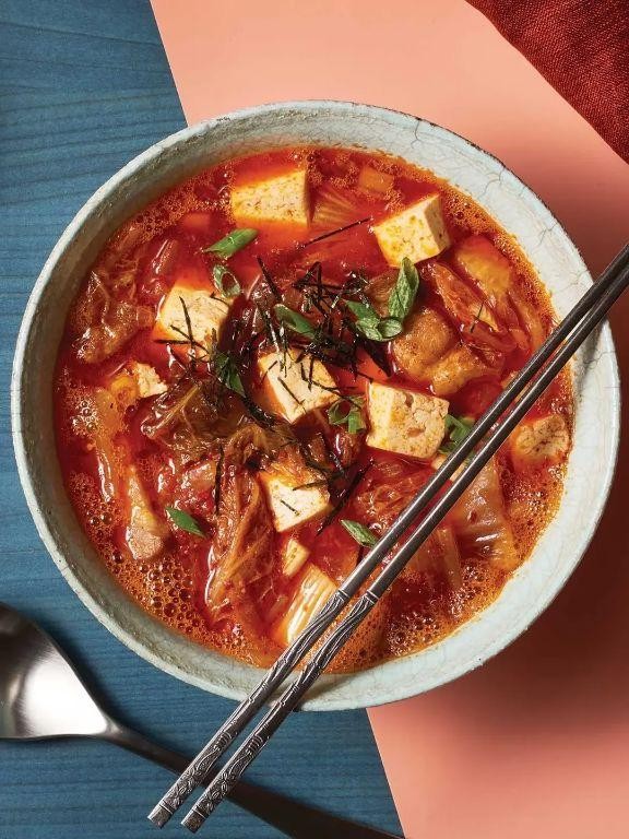 Skinless Pork Belly and Kimchi Stew