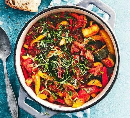 Slow Cooker Ratatouille with Fresh Herbs