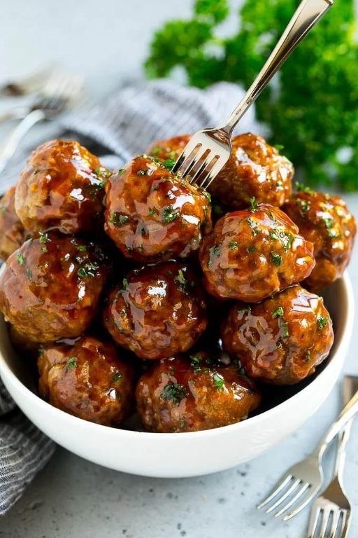 Slow Cooker Sweet and Sour Meatballs