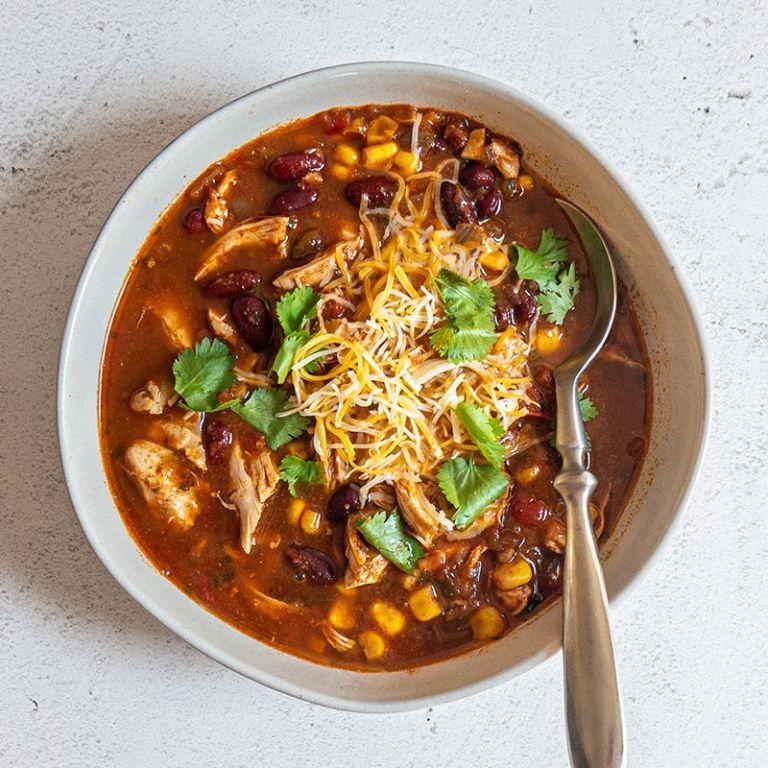 Slow Cooker WW Chicken Tortilla Soup