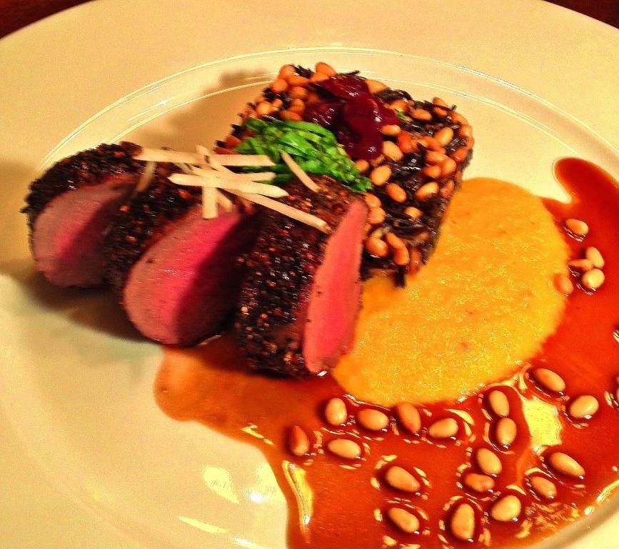 Slow-Cooked Deer Tenderloin in Bourbon Glaze