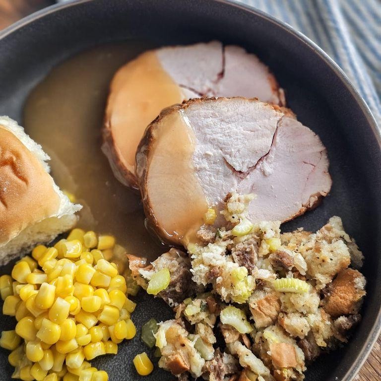 Smoked Butterball Turkey Breast with Hickory Wood