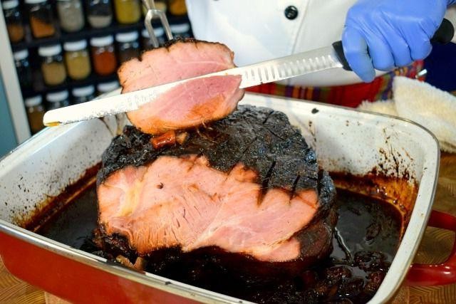 Smoked Ham with Molasses and Spices