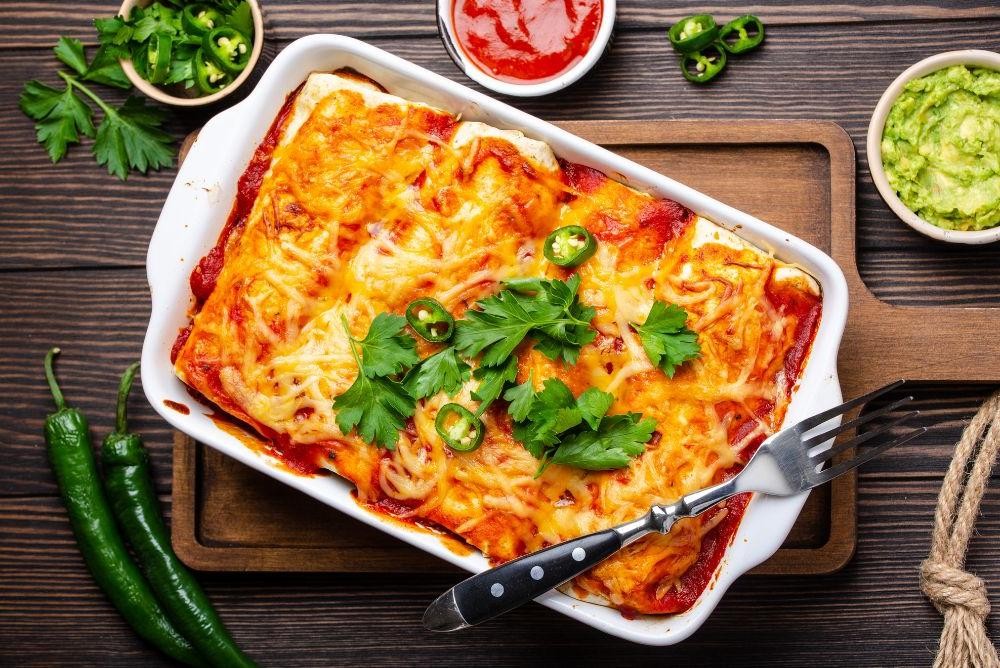 Smoked Pheasant Enchiladas