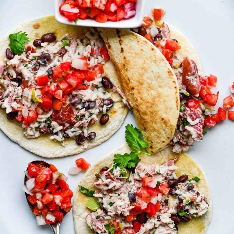 Smoked Pheasant Tacos with Avocado Salsa