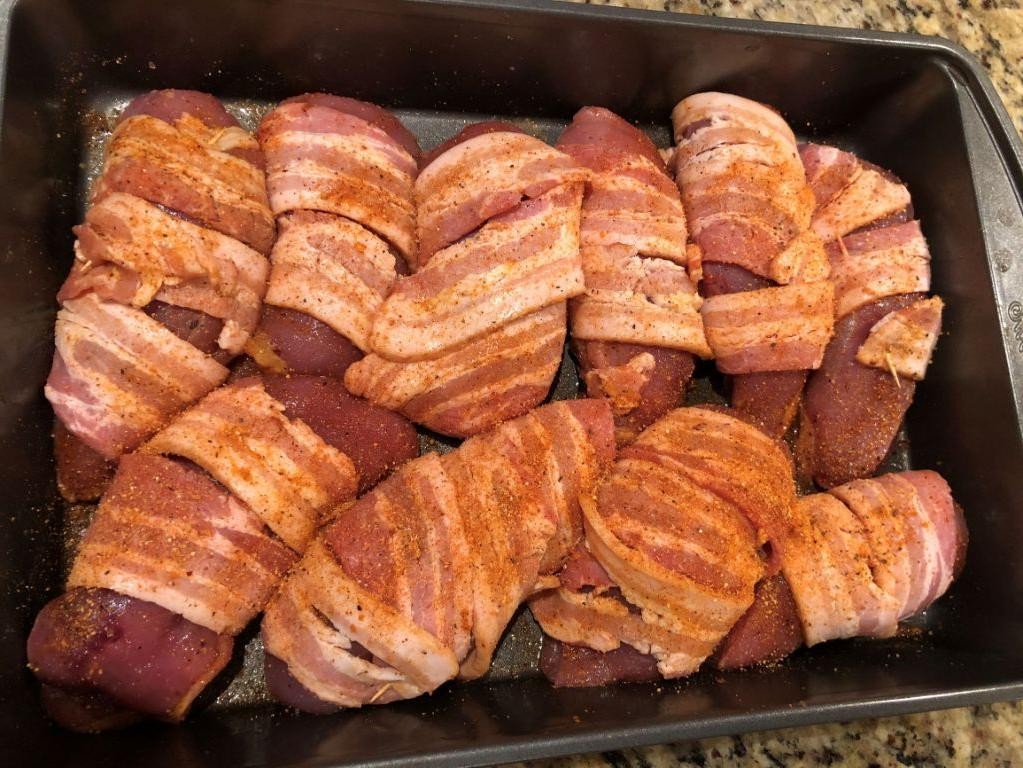 Smoked Pheasant and Bacon Wraps
