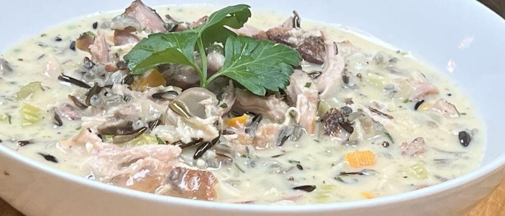 Smoked Pheasant and Wild Rice Casserole