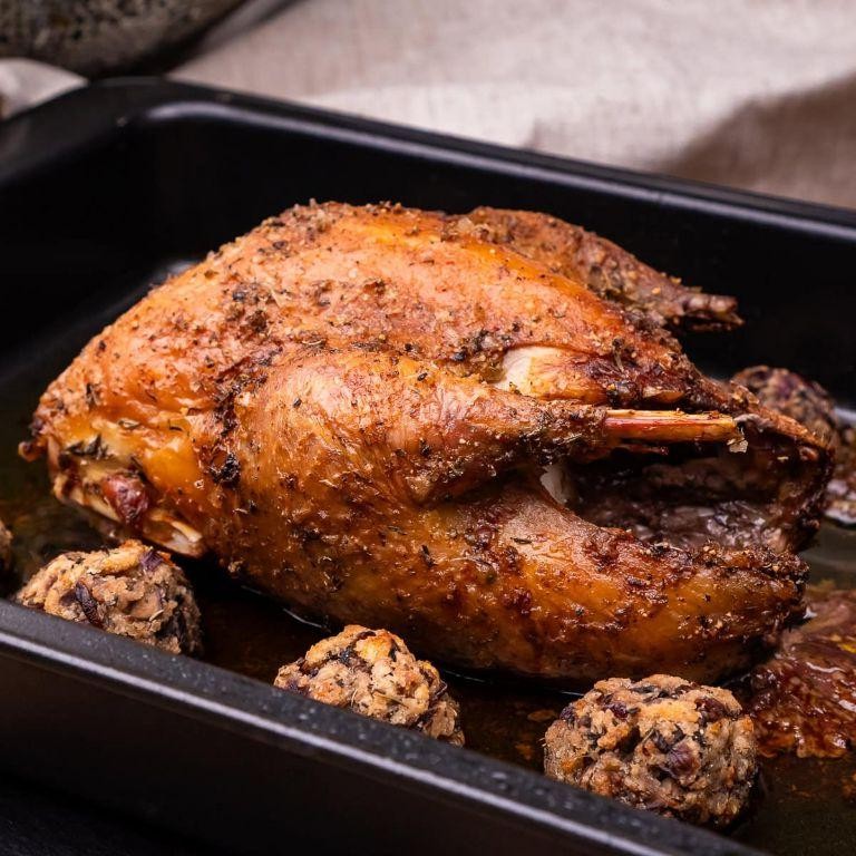 Smoked Pheasant with Herb Butter