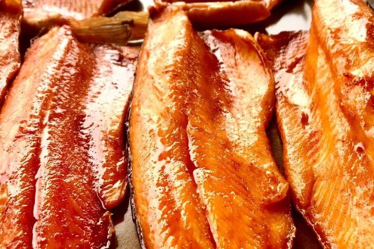 Smoked Rainbow Trout with Maple Glaze