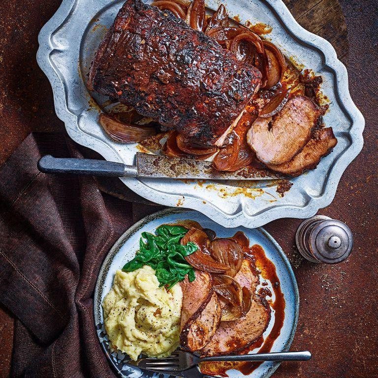 Smoked Rump Roast with Coffee Rub