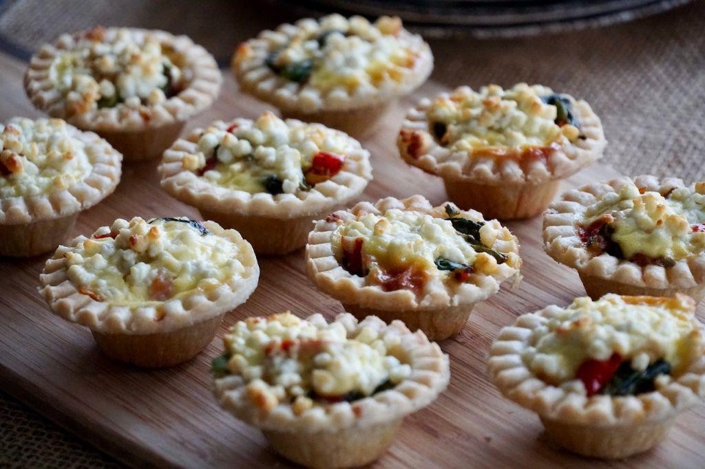 Smoked Salmon and Goat Cheese Tartlets