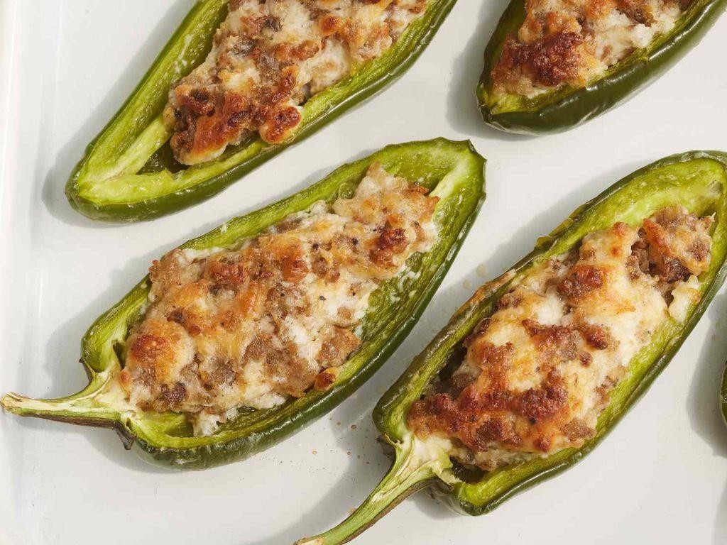Smoked Sausage Stuffed Jalapeños