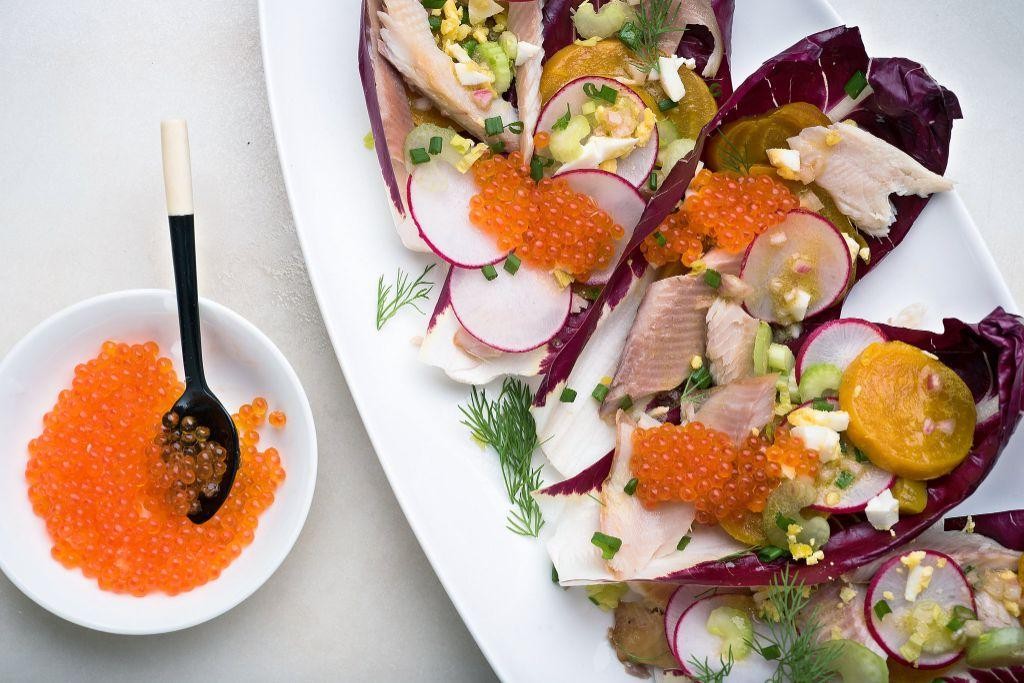 Smoked Trout and Beetroot Salad