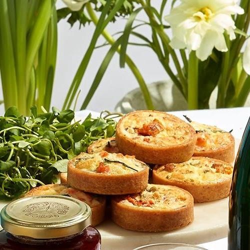 Smoked Trout and Goat Cheese Tart