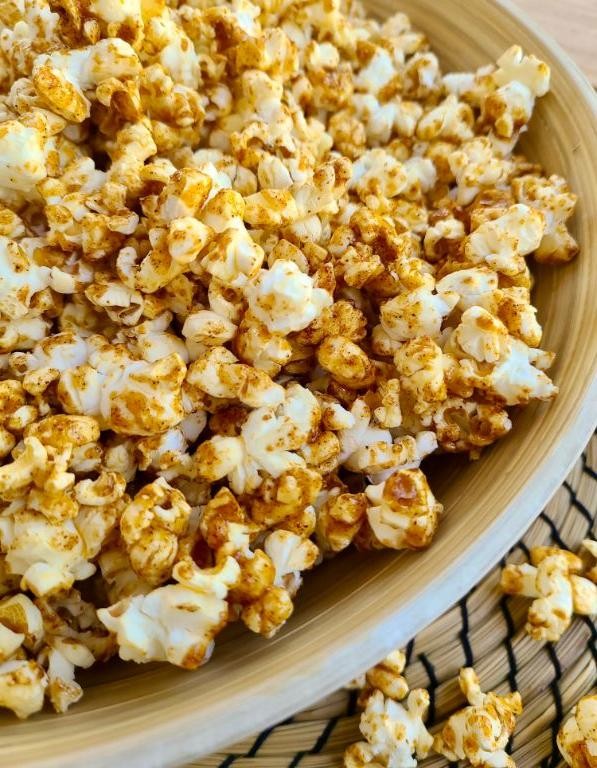 Smoky BBQ Air Popped Popcorn