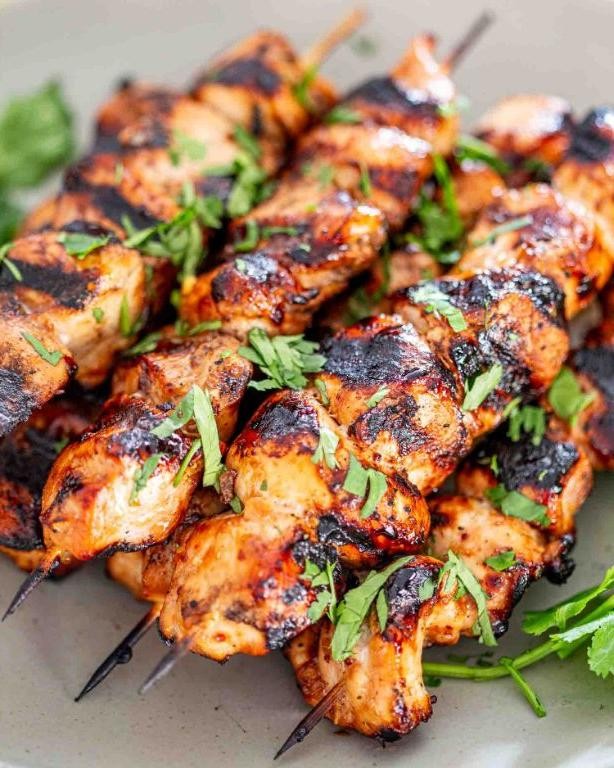 Smoky BBQ Chicken Skewers