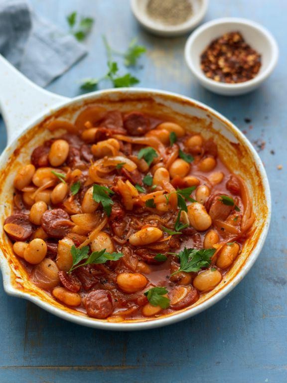 Smoky Butter Bean and Chorizo Stew