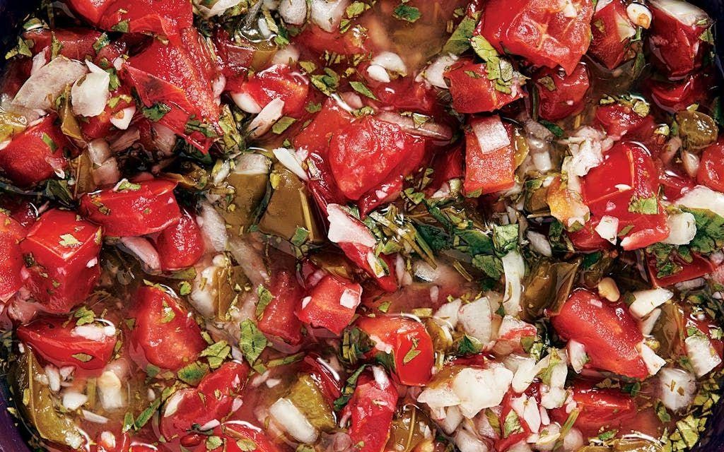 Smoky Canned Tomato and Jalapeño Salsa