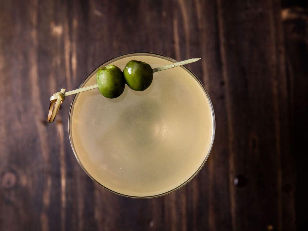 Smoky Mezcal Dirty Martini