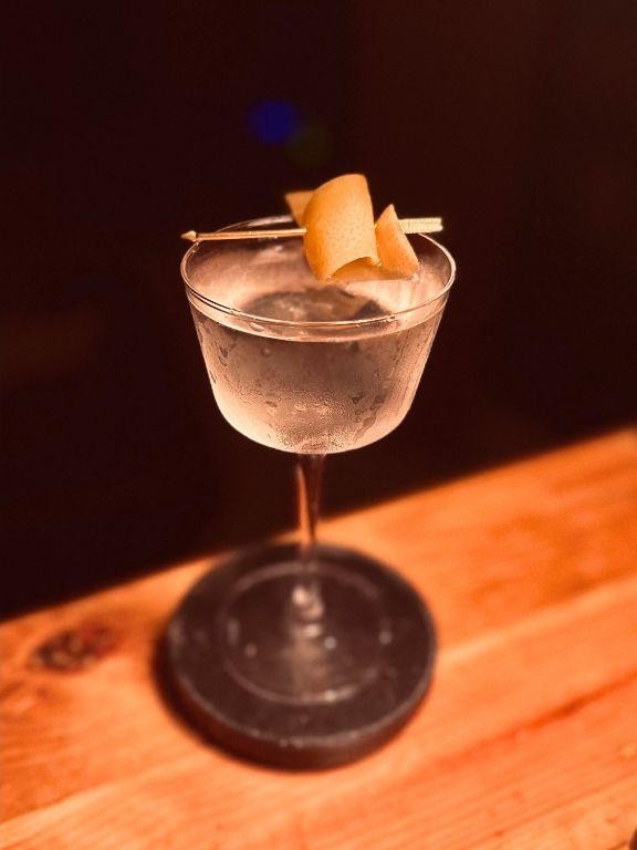 Smoky Mezcal Martini with Dry Vermouth