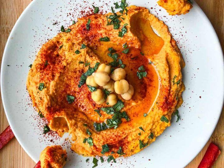Smoky Pasilla Pepper Hummus
