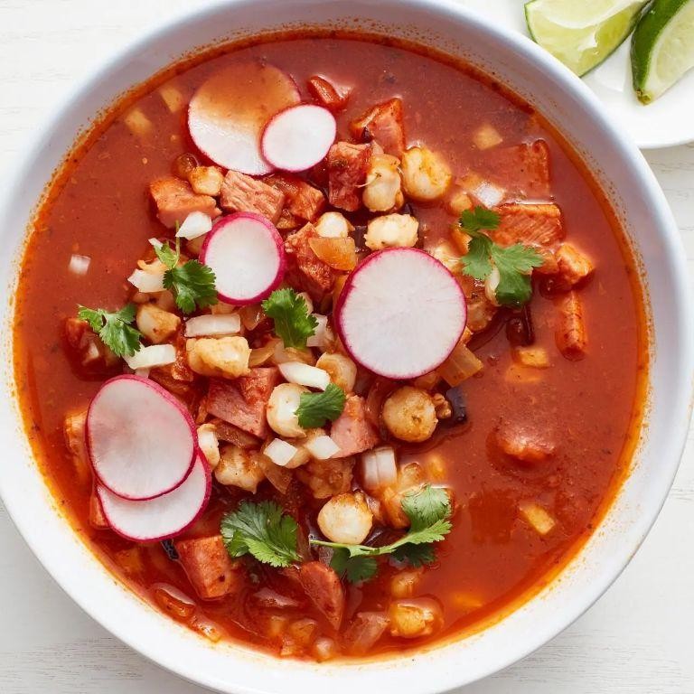 Smoky Pork Posole with Ancho Chiles
